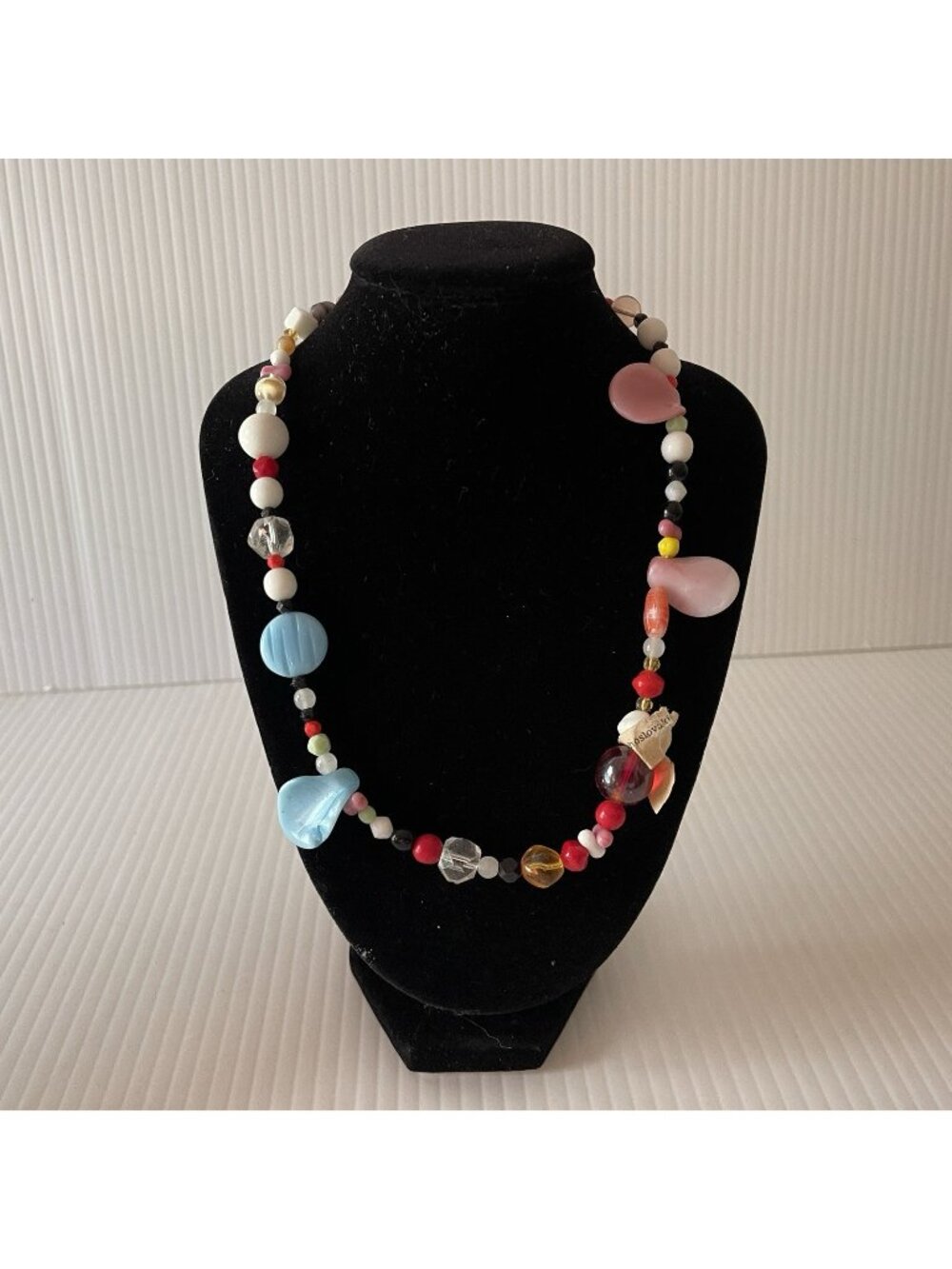 Czechoslovakia Glass Necklace Mardi Gras Beads New Orleans Carnival Chez NOLA